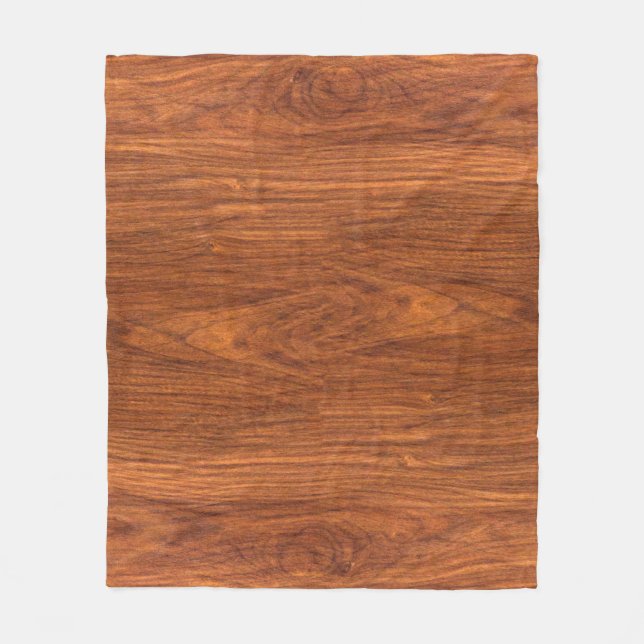 background nature detail of teak wood texture deco fleece blanket (Front)
