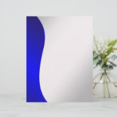 Background Navy Blue line on styled silver (Standing Front)