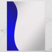 Background Navy Blue line on styled silver (Back)