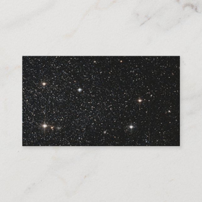 Background - Night Sky & Stars Business Card (Front)