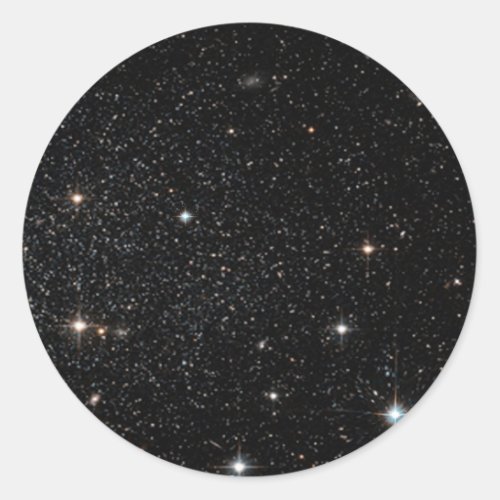 Background _ Night Sky  Stars Classic Round Sticker