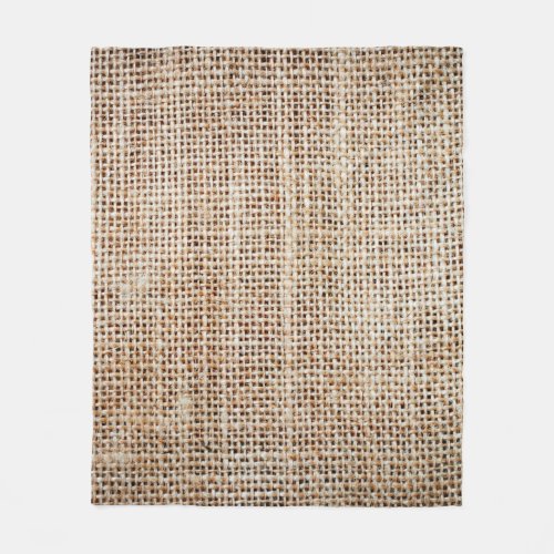 Background of burlap hessian  fleece blanket