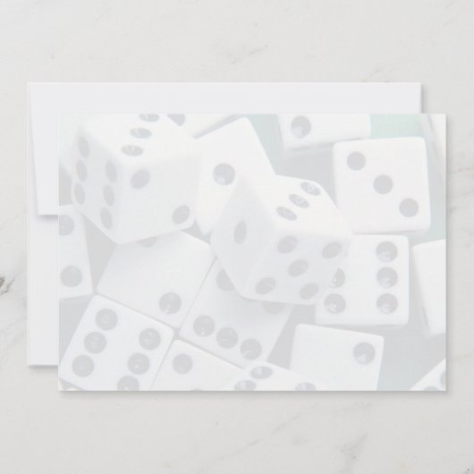 Background of dice (Back)