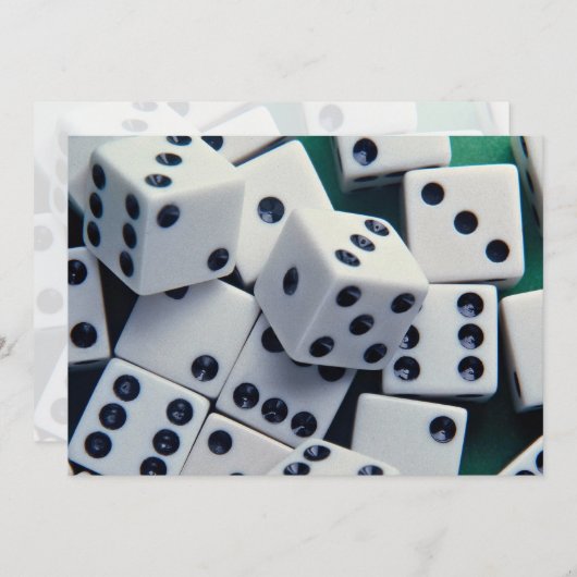 Background of dice (Front/Back)