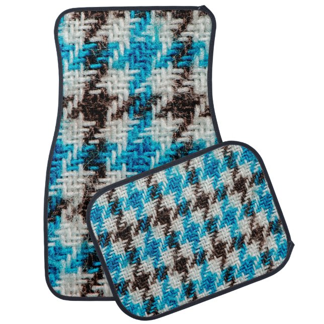 Background of flannel fabric texture. car floor mat (Set)