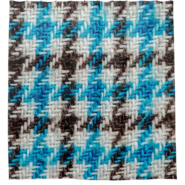 Background of flannel fabric texture. shower curtain (Front)