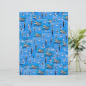 Background of multiple dolphins (Standing Front)