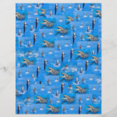 Background of multiple dolphins (Back)