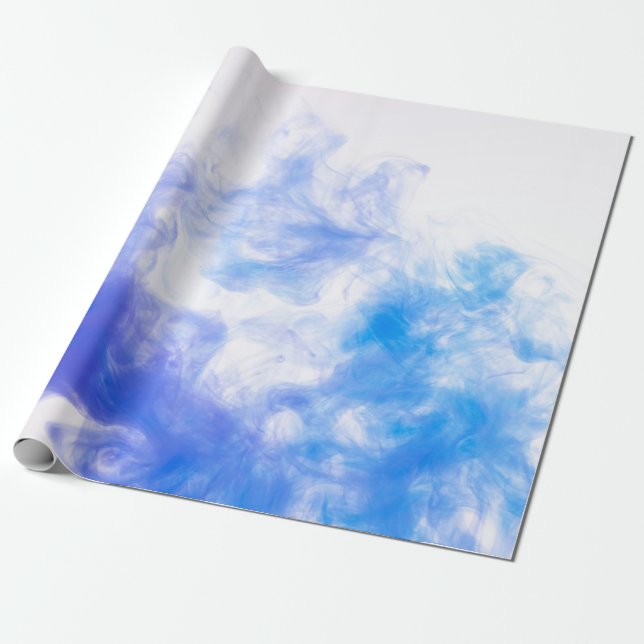 Background paint pattern smoke ink wrapping paper (Unrolled)