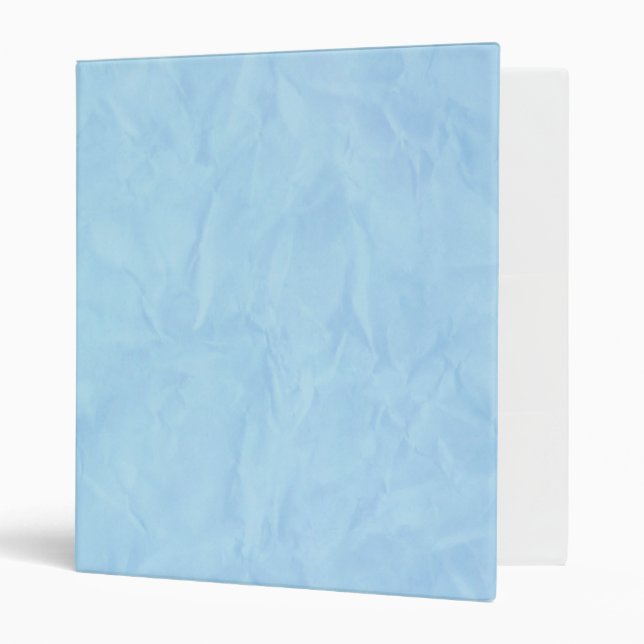 Background PAPER TEXTURE - blue 3 Ring Binder (Front/Inside)