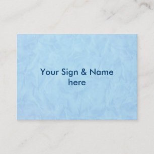 Background PAPER TEXTURE - blue Business Card