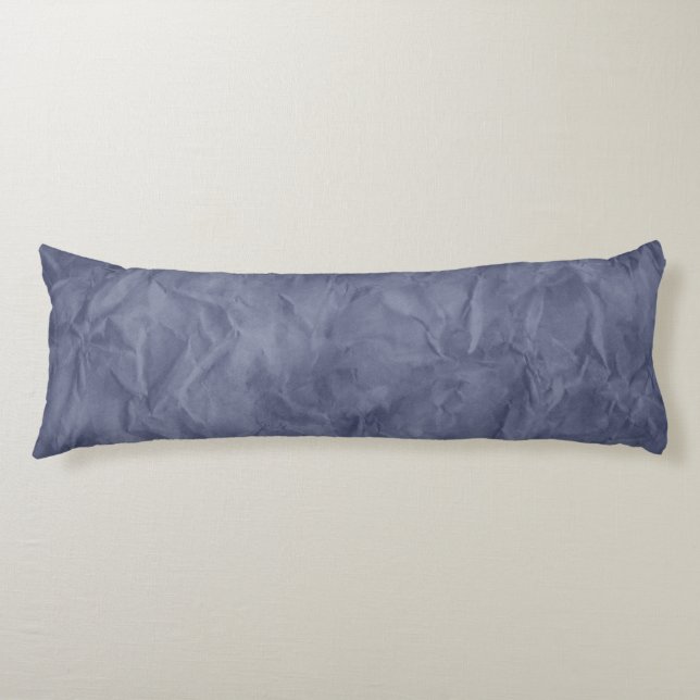 Background PAPER TEXTURE - dirty blue Body Pillow (Front)