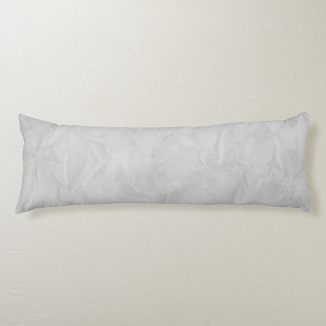 Background PAPER TEXTURE - grey Body Pillow (Front)