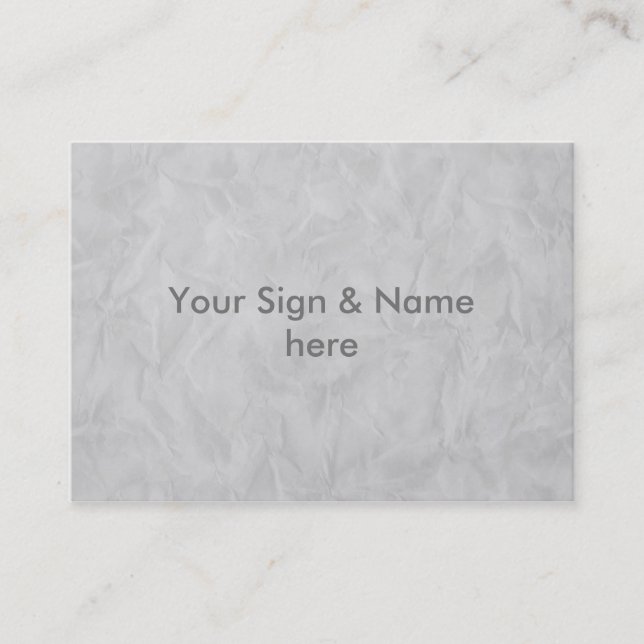 Background PAPER TEXTURE - grey Business Card (Front)