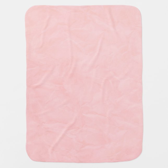 Background PAPER TEXTURE - light pink Baby Blanket (Front)