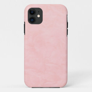 Background PAPER TEXTURE - light pink iPhone 11 Case