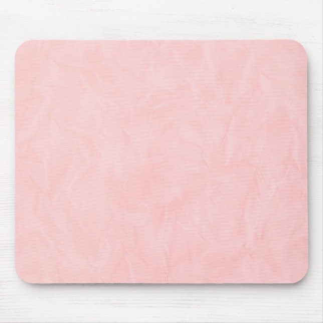 Background PAPER TEXTURE - light pink Mouse Pad (Front)