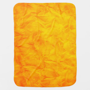 Background PAPER TEXTURE - orange yellow Swaddle Blanket