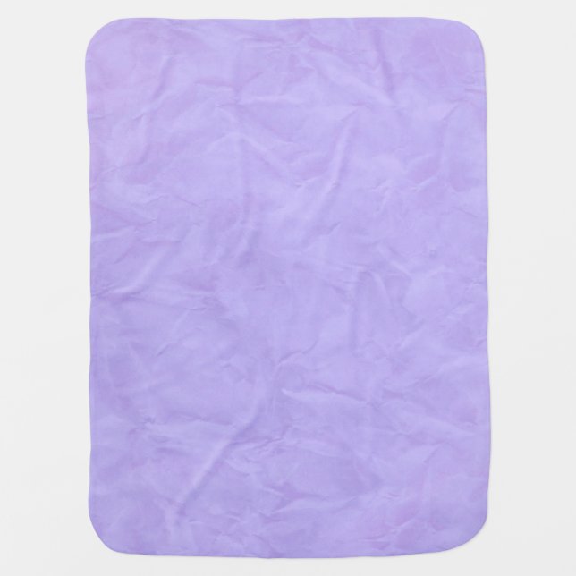 Background PAPER TEXTURE - violet Stroller Blanket (Front)