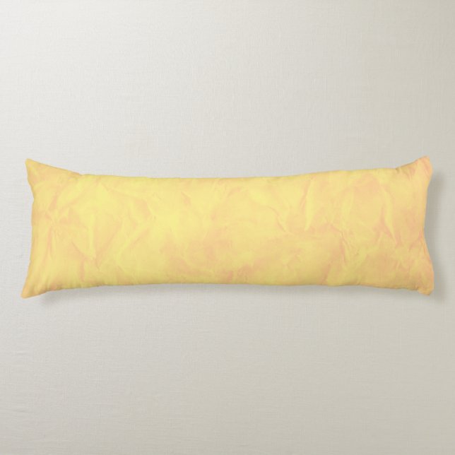 Background PAPER TEXTURE - yellow Body Pillow (Front)