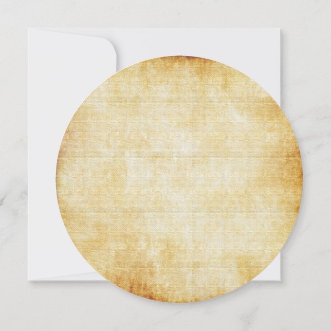Background | Parchment Paper Invitation (Back)