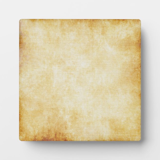 background - Parchment Paper Plaque (Front)
