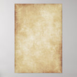 Background Parchment Paper Template Poster at Zazzle