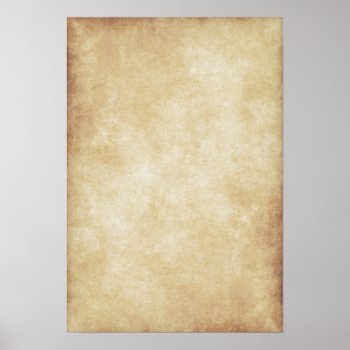 Background Parchment Paper Template Poster by bestcustomizables at Zazzle