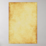 Background Parchment Paper Template Poster at Zazzle