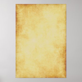 Background Parchment Paper Template Poster by bestcustomizables at Zazzle