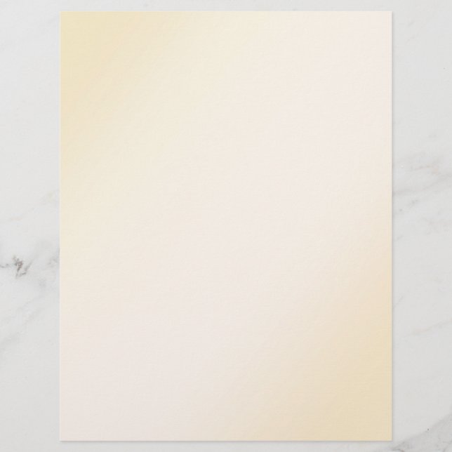 Background pearly yellow Color Flyer (Front)