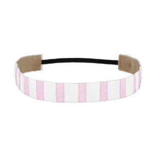 Background Pink Watercolor Stripes Athletic Headband