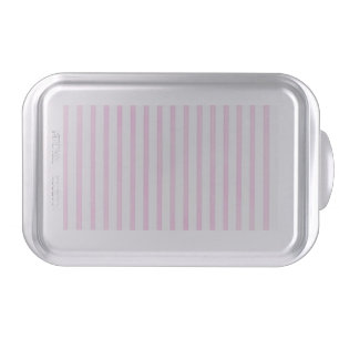 Background Pink Watercolor Stripes Cake Pan