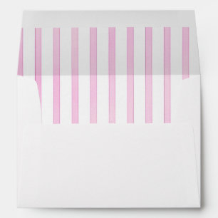 Background Pink Watercolor Stripes Envelope