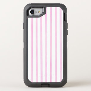 Background Pink Watercolor Stripes OtterBox Defender iPhone SE/8/7 Case