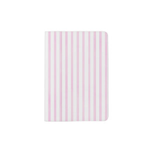 Background Pink Watercolor Stripes Passport Holder