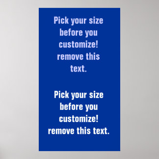 Background poster blanks large to small See Notes