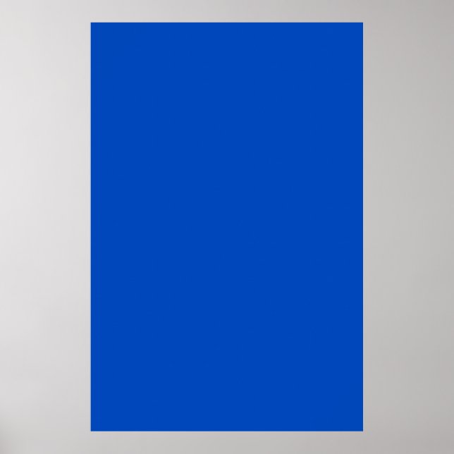 Background Poster Paper - Blue Screen Chroma Key (Front)