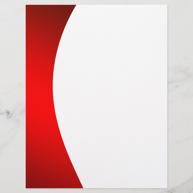 Background Red and White Color Flyer (Front)
