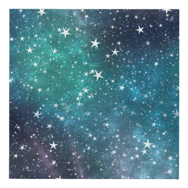 Background scrapbooking paper faux canvas print (Front)