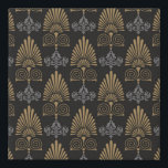 Background seamless pattern in art deco style, wal faux canvas print<br><div class="desc">Background seamless pattern in art deco style,  wallpaper texture,  vintage image</div>