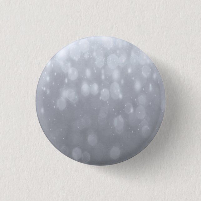 Background - Silver Bokeh Glitter Lights Button (Front)