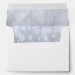 Background - Silver Bokeh Glitter Lights Envelope