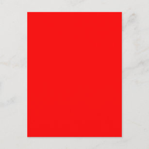 Red Solid Background Postcards No Minimum Quantity Zazzle