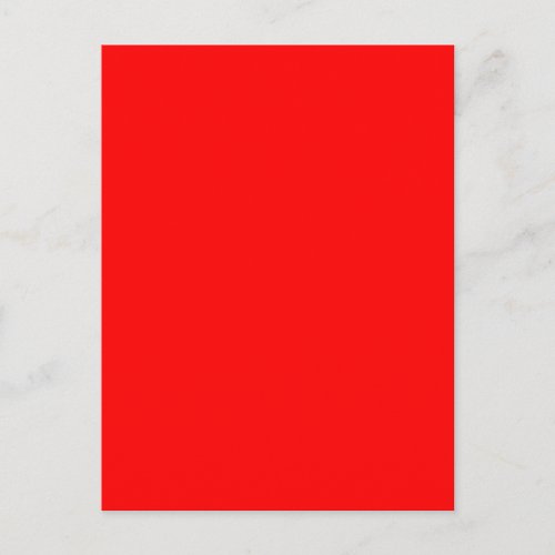 Background solid red create your own custom postcard