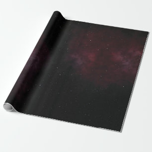 Background space universe galaxy wrapping paper