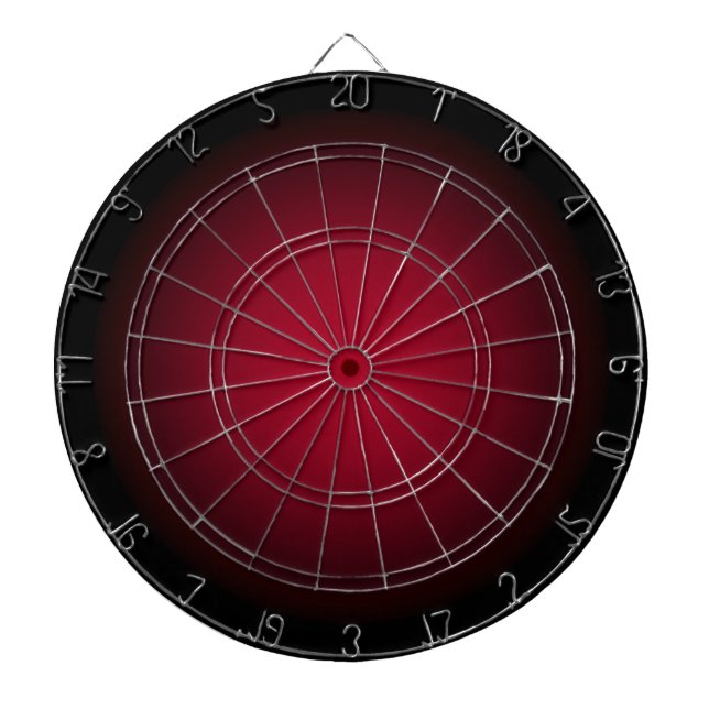 Background Template ~ Black Frame ~ Maroon Center Dart Board (Front)