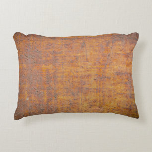Background texture of Rusted steelabstract, aged, Accent Pillow