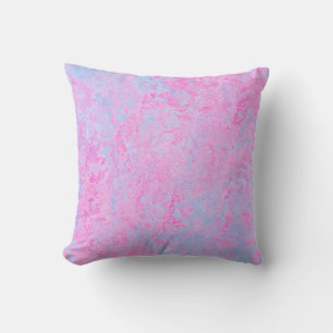 Background texture pink light blue throw pillow