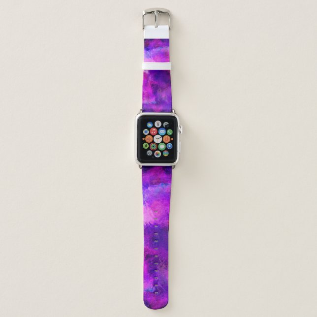 Background texture template purple apple watch band (Front)
